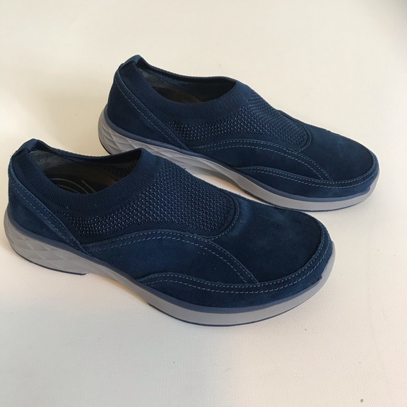 stretch knit slip on shoes